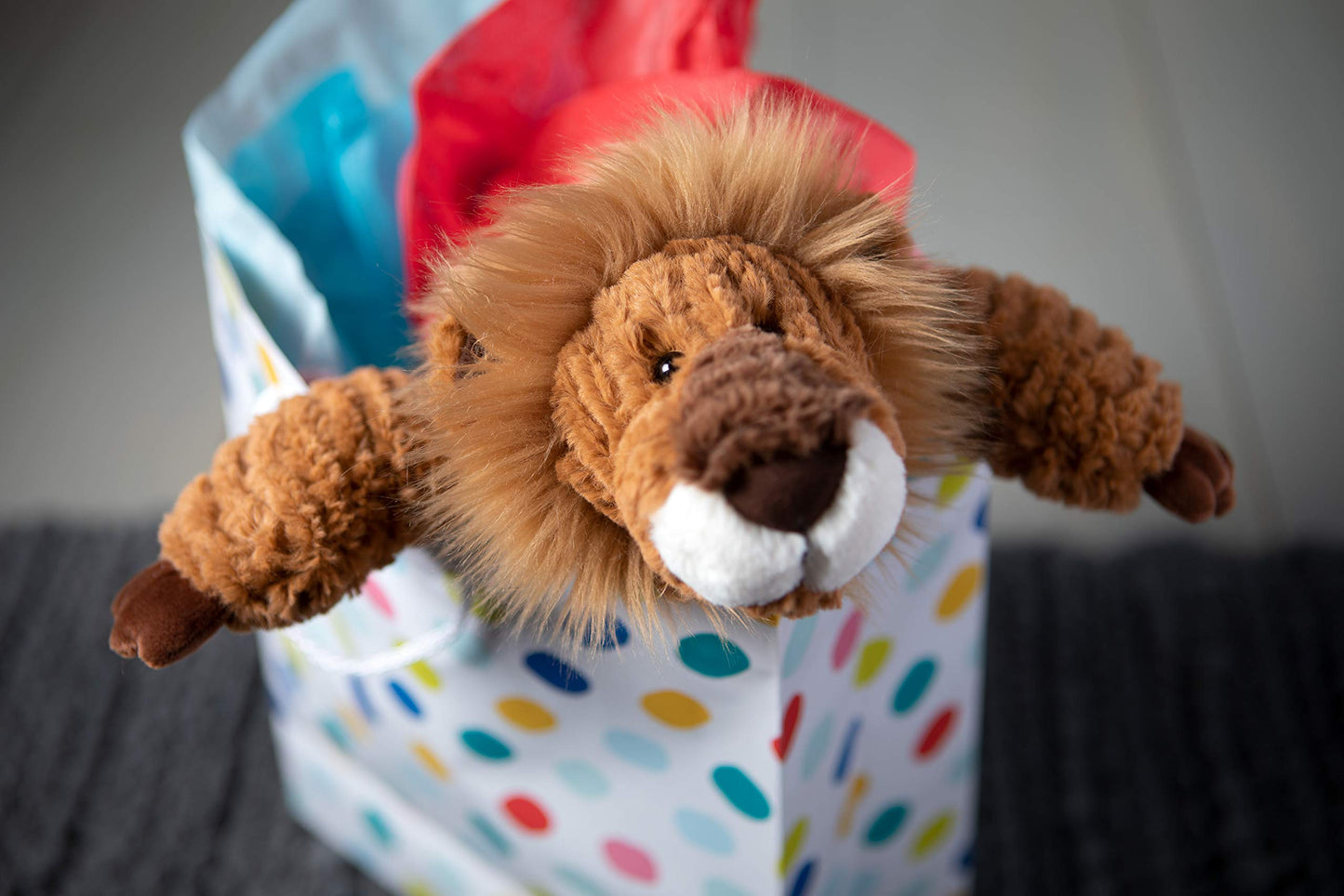 Mary Meyer Stuffed Animal Cozy Toes Soft Toy, 17-Inches, Lion