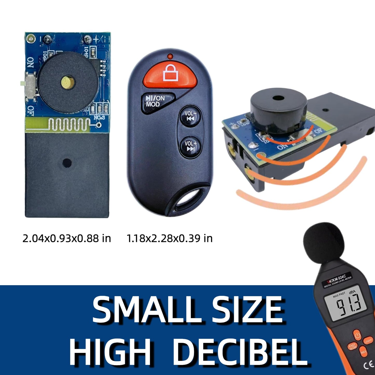 Cricket Noise Maker Prank with Remote Control, Hidden Sound Prank Device for Adults, Prank Kit, Gag Gift for Office, Home, Car and Parties, Annoying Pranks, Funny Noise Maker