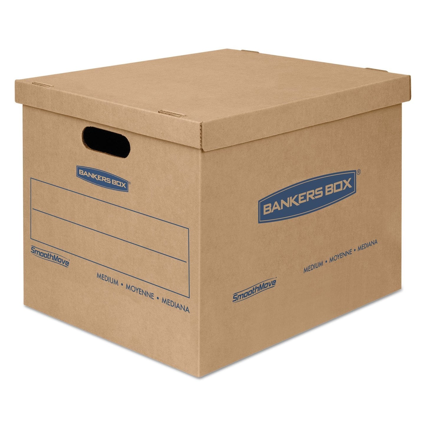 Bankers Box Small Classic Moving Box, 20-Pack, Reinforced Handles, Tape-Free Assembly, 15 x 12 x 10 Inches (7714210)