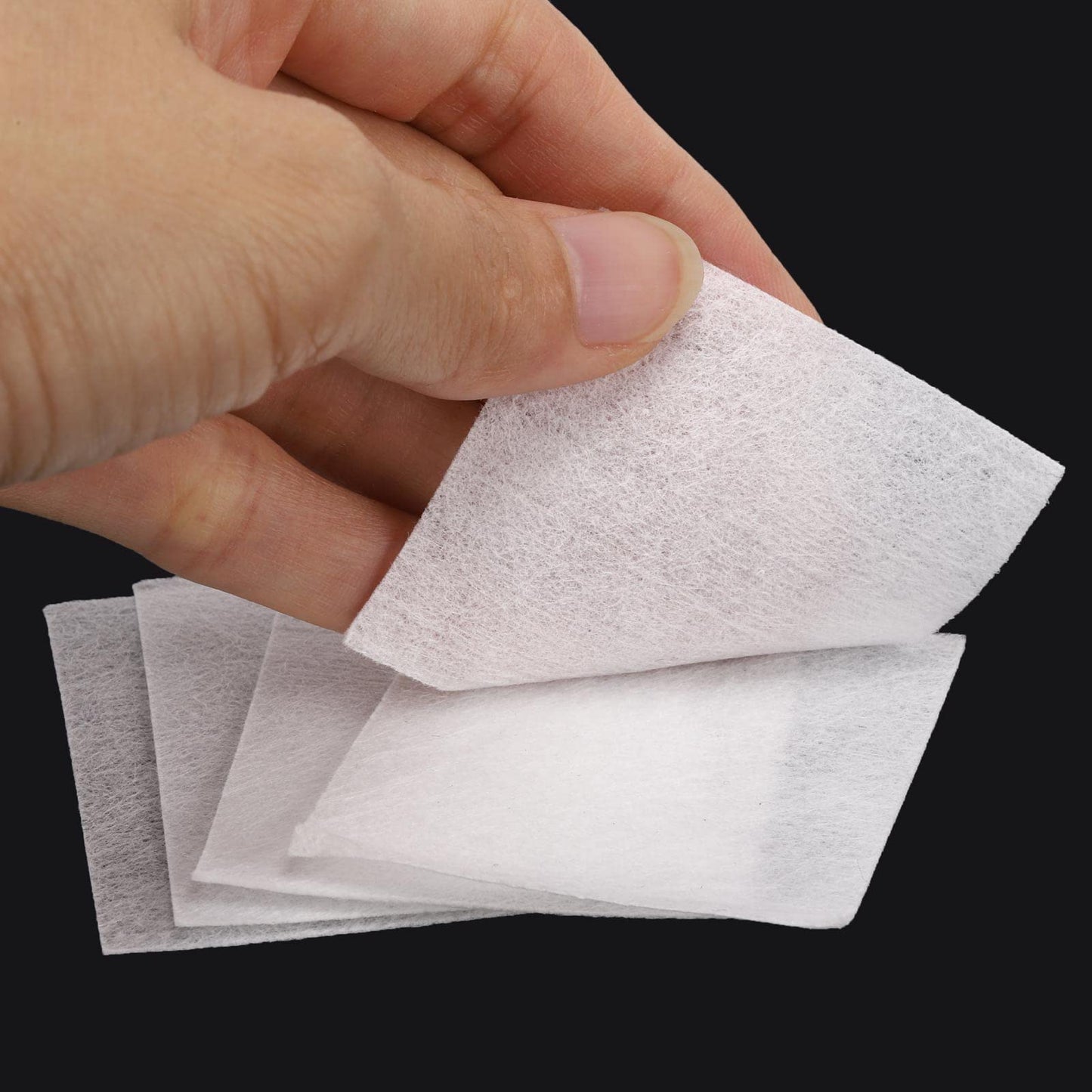 Lint Free Nail Wipes for Gel Nail Disposable Nail Polish Remover Cotton Pads White, 2600 Pcs, 16 Pack