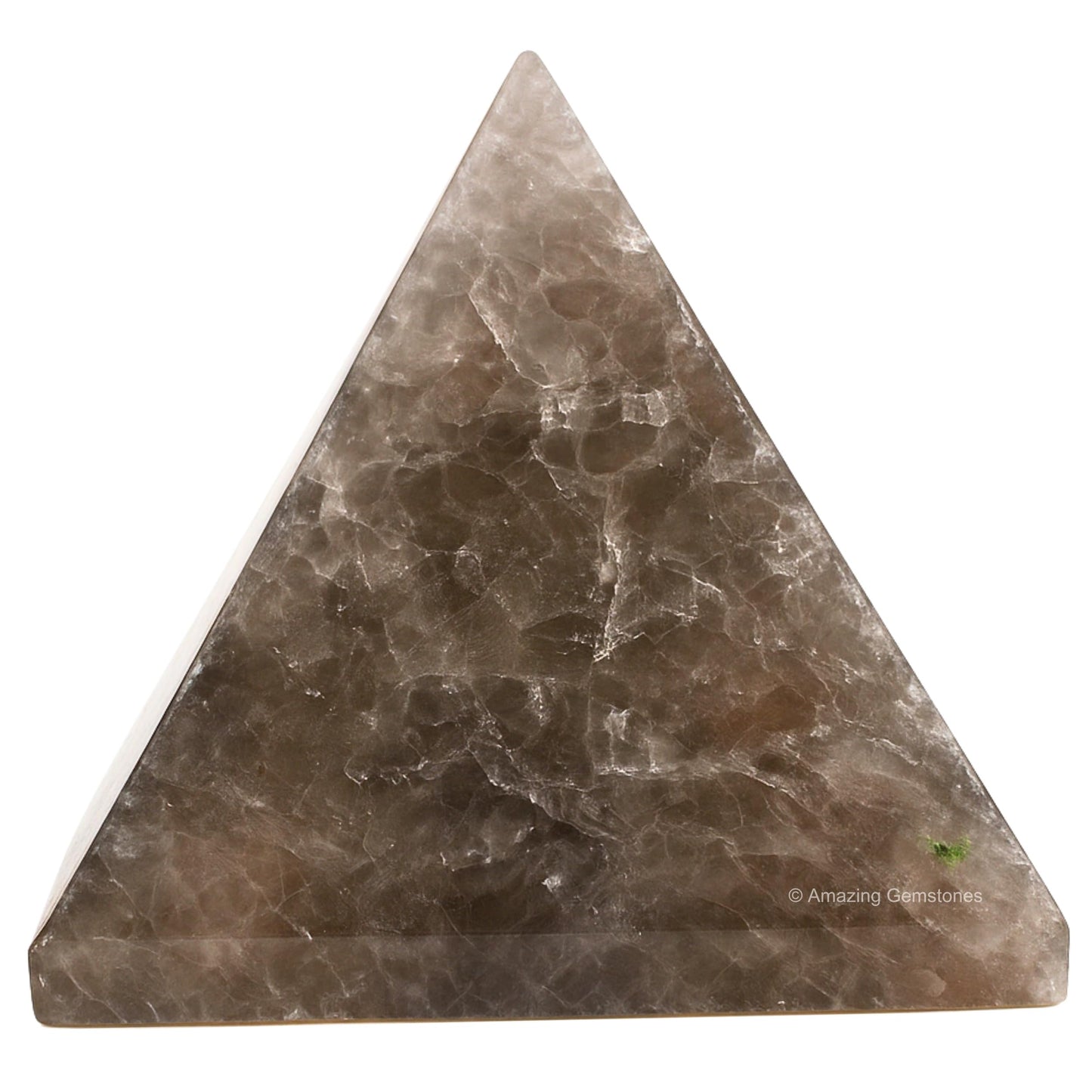Amazing Gemstone Smoky Quartz Pyramid Crystal Healing Stones - 1.5" Great Pyramid Figurine of Natural Stone Pyramid for Meditation, Reiki, Chakra Balancing and Crystal Pyramids Grid