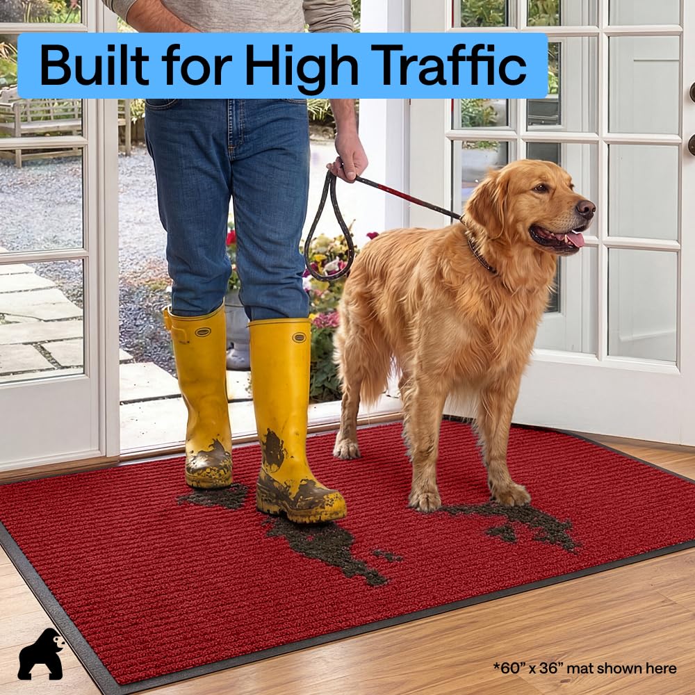 Waterproof Traffic Guard Door Mat (9.81 Sq Ft)