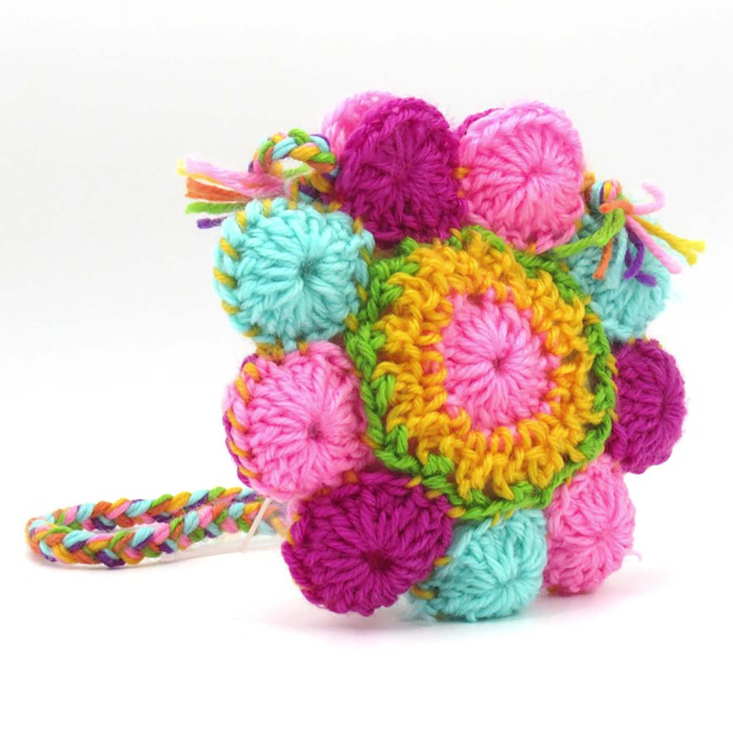 4M: Easy-to-Do Crochet - DIY Knitting Craft Kit, Learn 3 Yarn Work Projects, Create Coasters-Mini Bag-Placemat, All-in-1 Set, Beginners & Kids Ages 8+