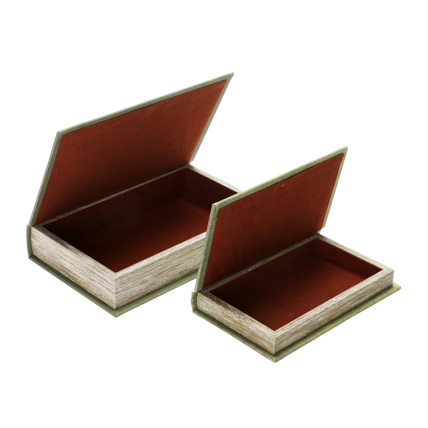 MDF & Canvas Book Storage Boxes, Set of 2 All The Little Things