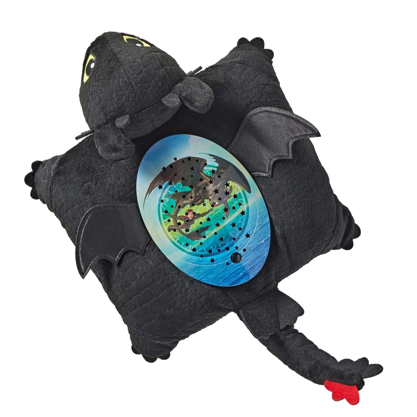 Pillow Pets 11 inch How to Train Your Dragon Toothless Sleeptime Lite, NBC Universal Stuffed Animal Nightlight, Plush Toy Gift for Kids