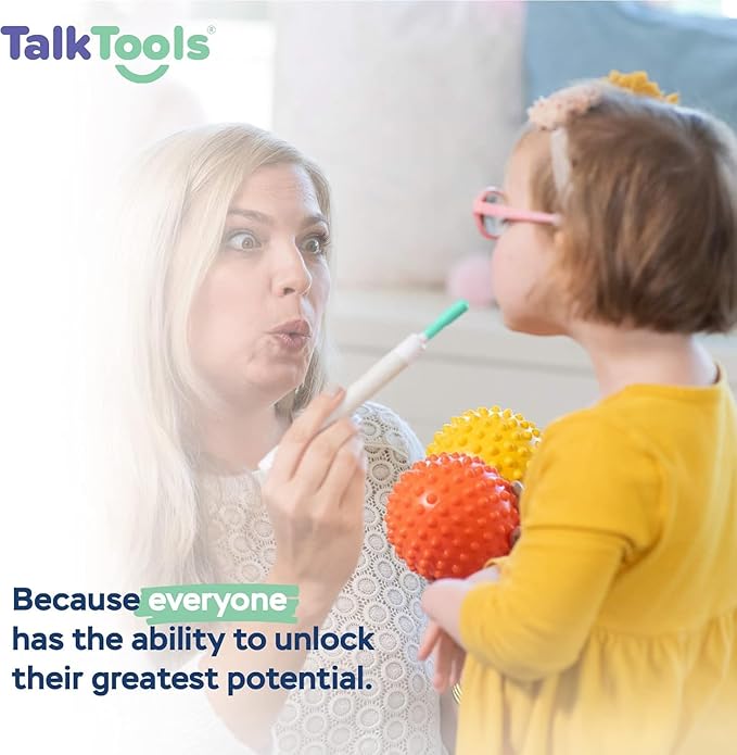 TalkTools Sensi (Grey) Oral Sensory Therapy Tool - Speech Therapy Toy for Kids | Oral Motor Therapy Tools for Speech and Feeding