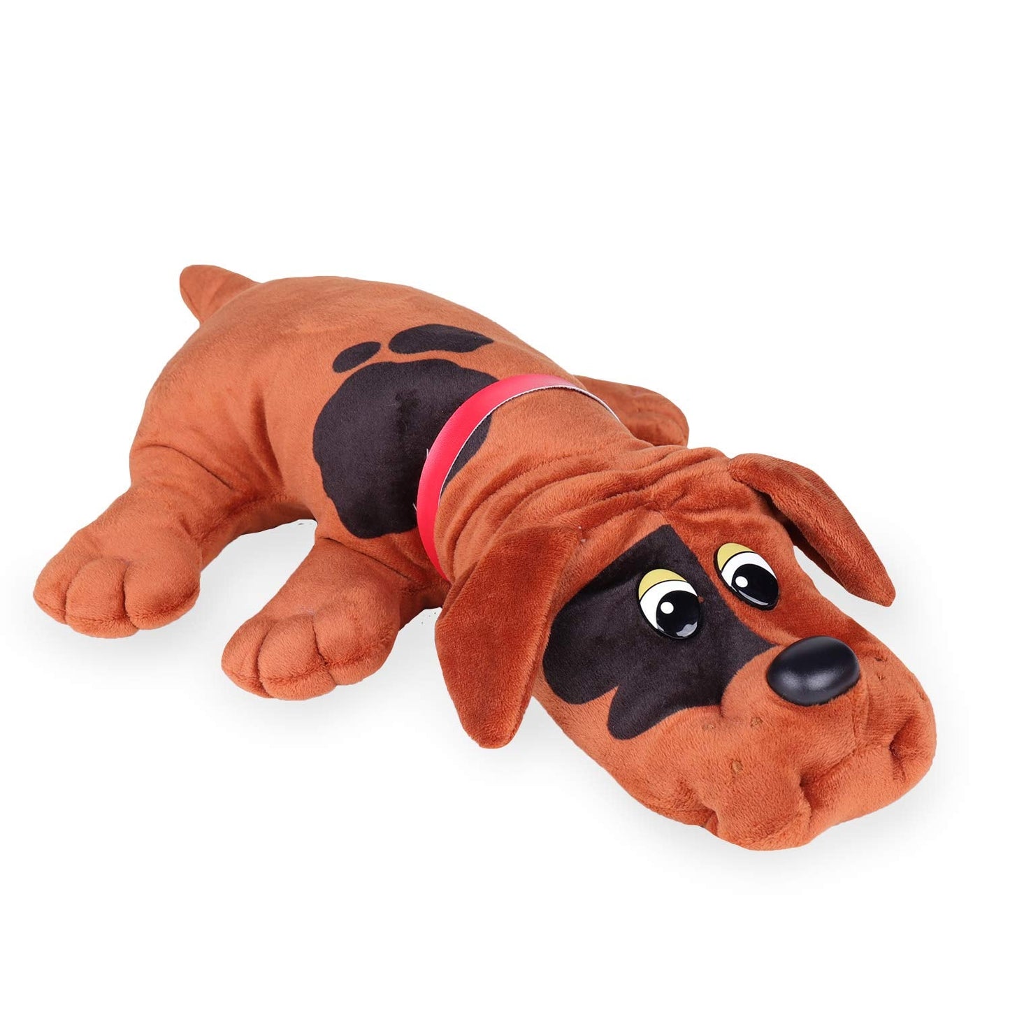 POUND PUPPIES Basic Fun Classic Stuffed Animal Plush Toy - Great Gift for Girls & Boys - 17" - Red with Black Spots