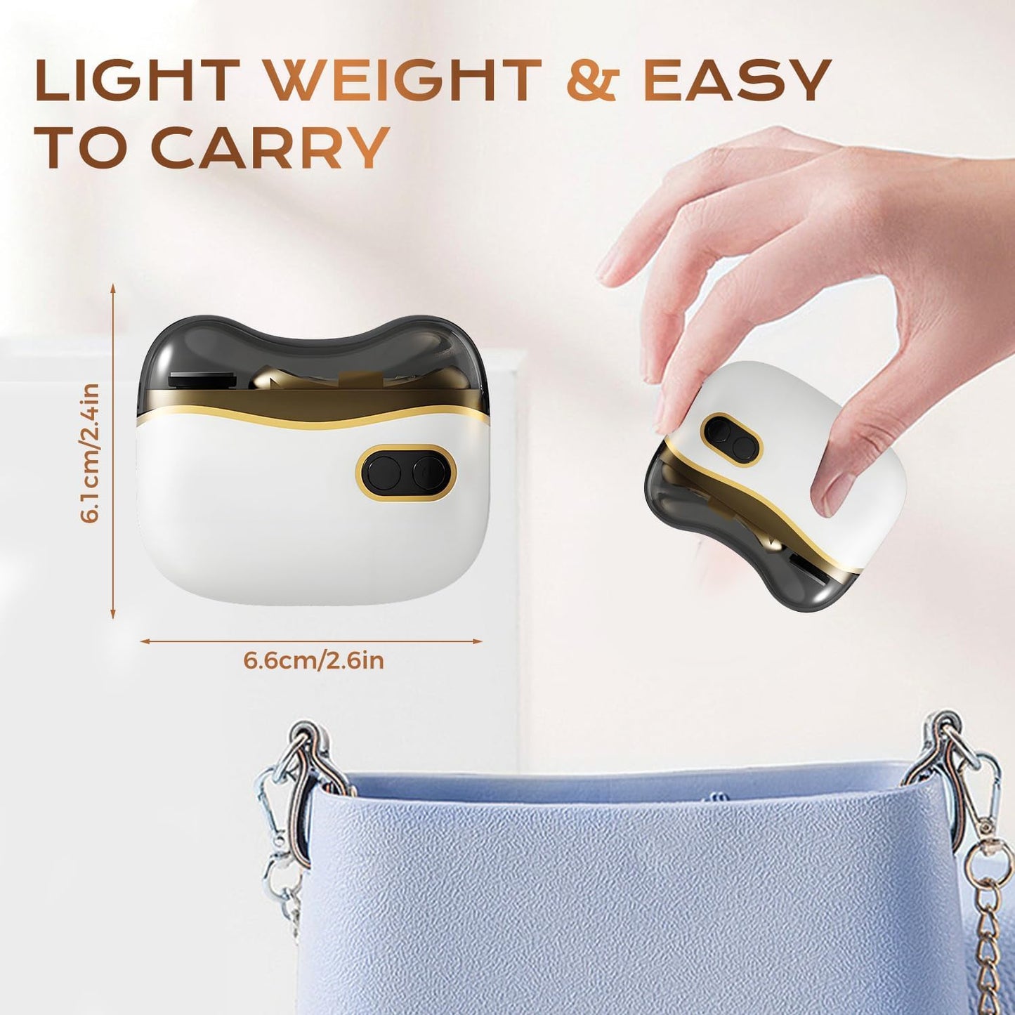 Electric Nail Clippers, Electric Polishing Automatic Nail Clippers, Multifunctional Nail Trimmer with 2 Adjustable Speeds for Seniors, Kids, Adults(White)