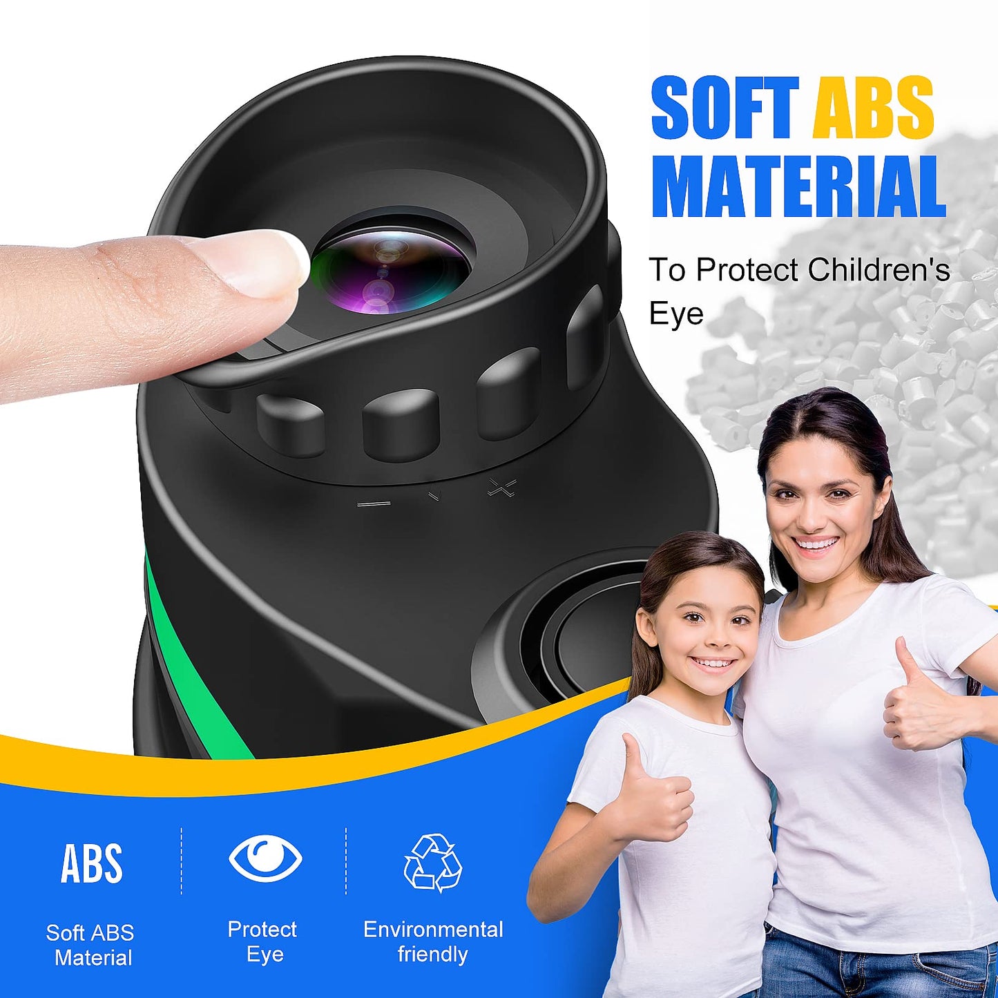 LET'S GO! Best Toys for 3-8 Year Old Boy, Easter Compact Waterproof Binocular for Kids Boys Brithday Christmas Stocking Stuffers for Kids 8-12 Gifts for 5-7 Year Old Boy Toys