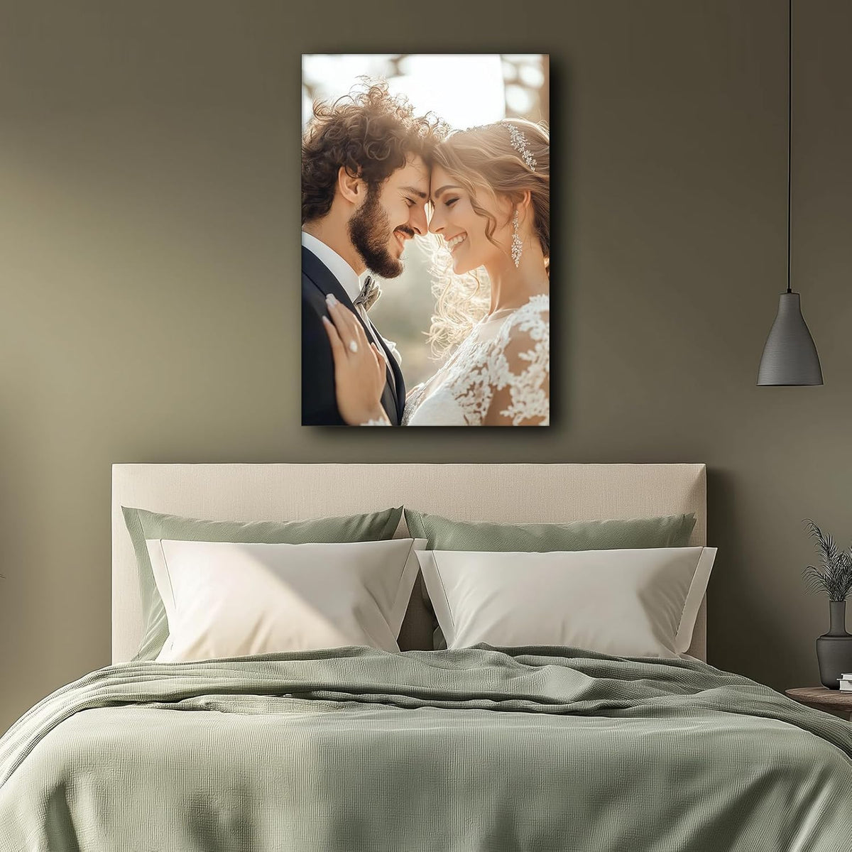 Custom Framed Photo Prints Customize Canvas Wall Picture Personalized Canvas Pictures for Wall Decor Custom Canvas Prints with Photos Personalized Picture Frames for Living Room 18x12in