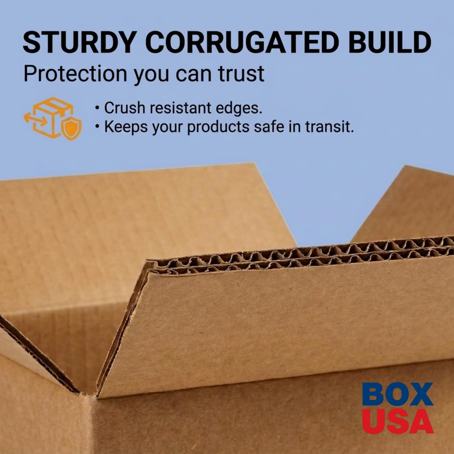 BOX USA Cube Shipping Boxes 8"L x 8"W x 8"H (25-Pack) - Small Corrugated Cardboard Packaging Boxes for Shipping, Packing, Moving, and Storage at Home, Office, or Business