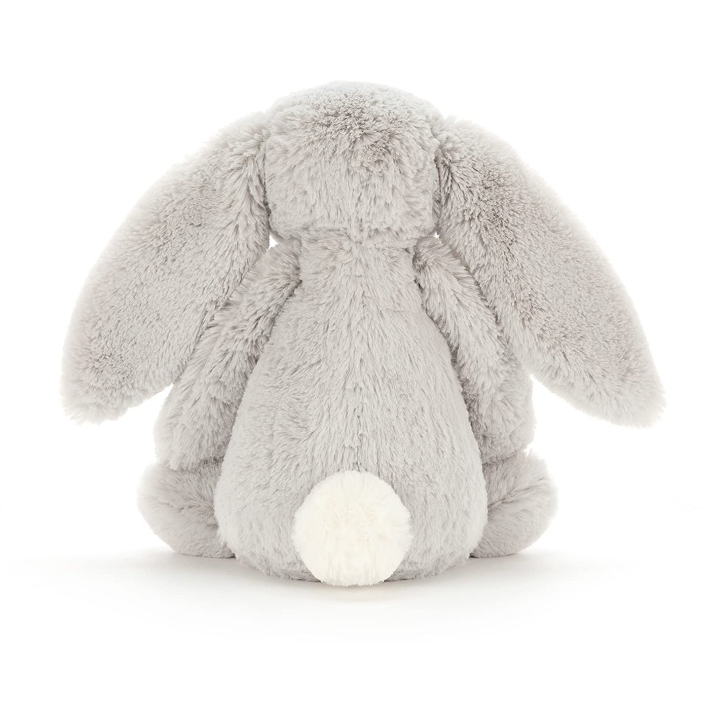 Jellycat Bashful Grey Bunny Stuffed Animal, Medium 12 inches - Rabbit and Bunny Plush Toy - Classic Children's Gift