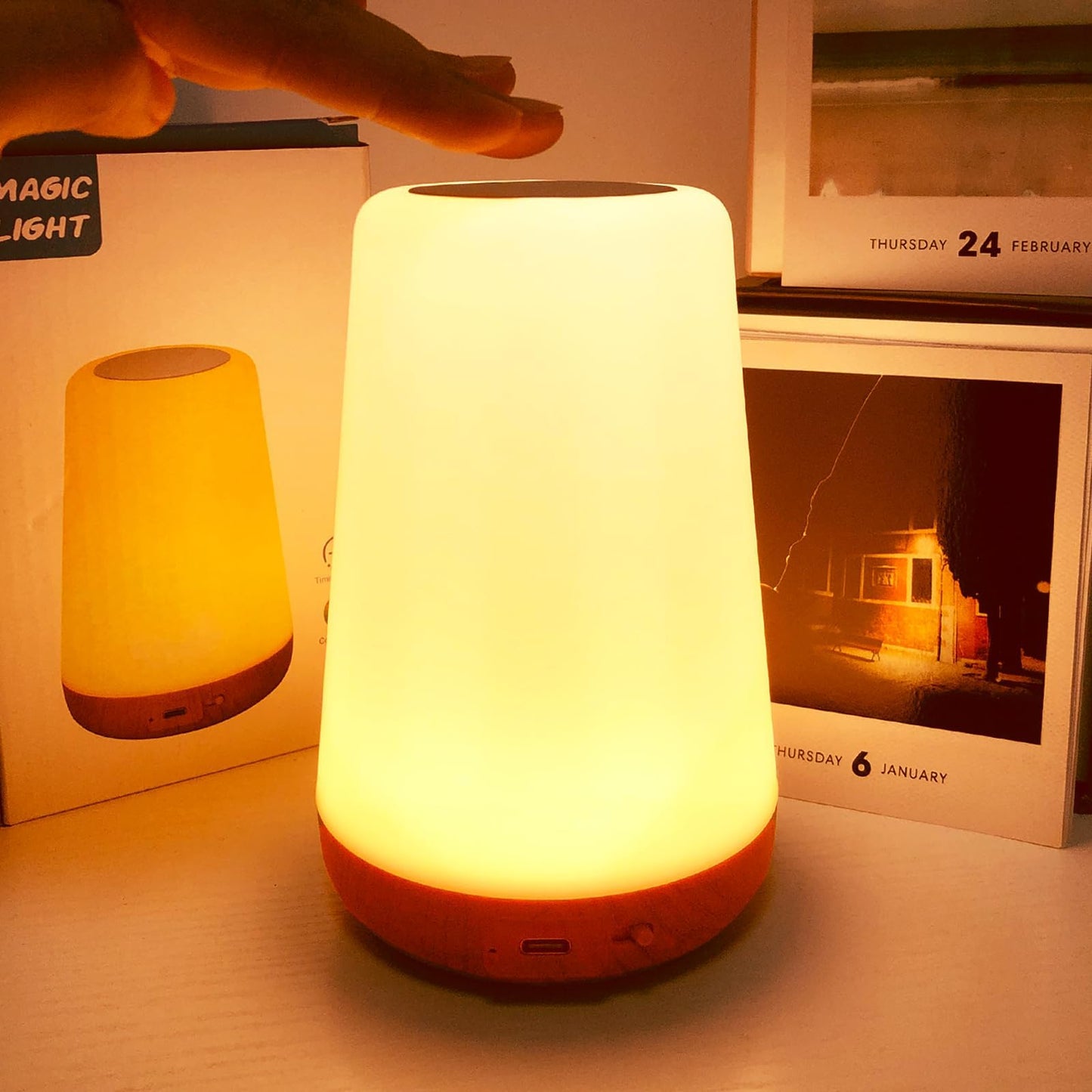TLAOTNIY Super Bros Mini Question Block Night Lights - USB Powered Bedside Lamp with Game Sound Effects - Gift for Friends & Fans (D-1pack)
