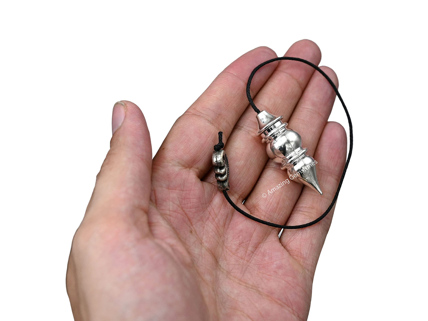 Amazing Gemstone Healing Metal Pendulums for Divination, Silver Tear Drop Pot Steel Copper Pendulum High Energy Pendulo de Bronce Pendulos de Mesa MP57