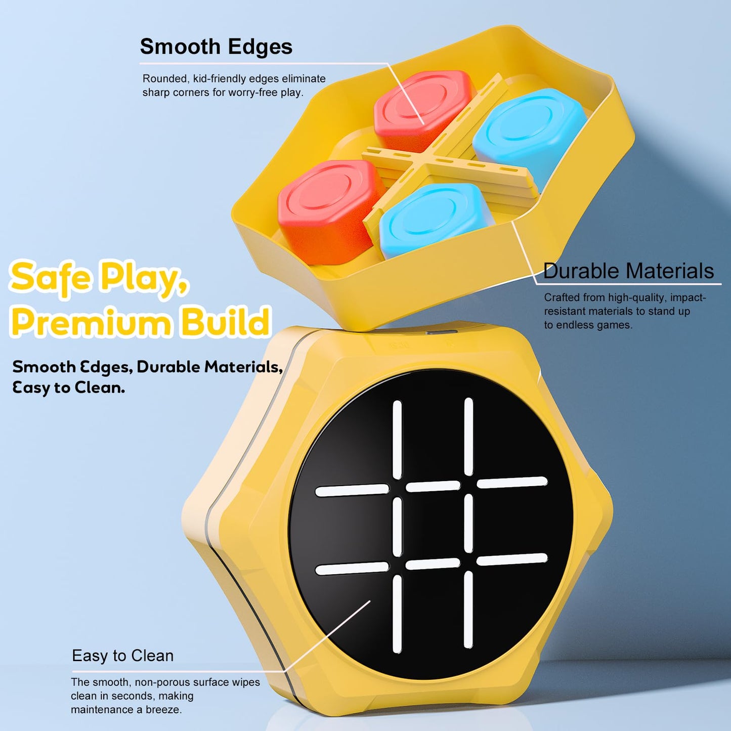 Tic Tac Toe Handheld Game Bolt : VORQXIN Digital Electronic Brain Teaser - 5 in1 Portable Mini Console Mute Function Travel Games for Car Ride,Unique Gift for Boys Girls and Adults