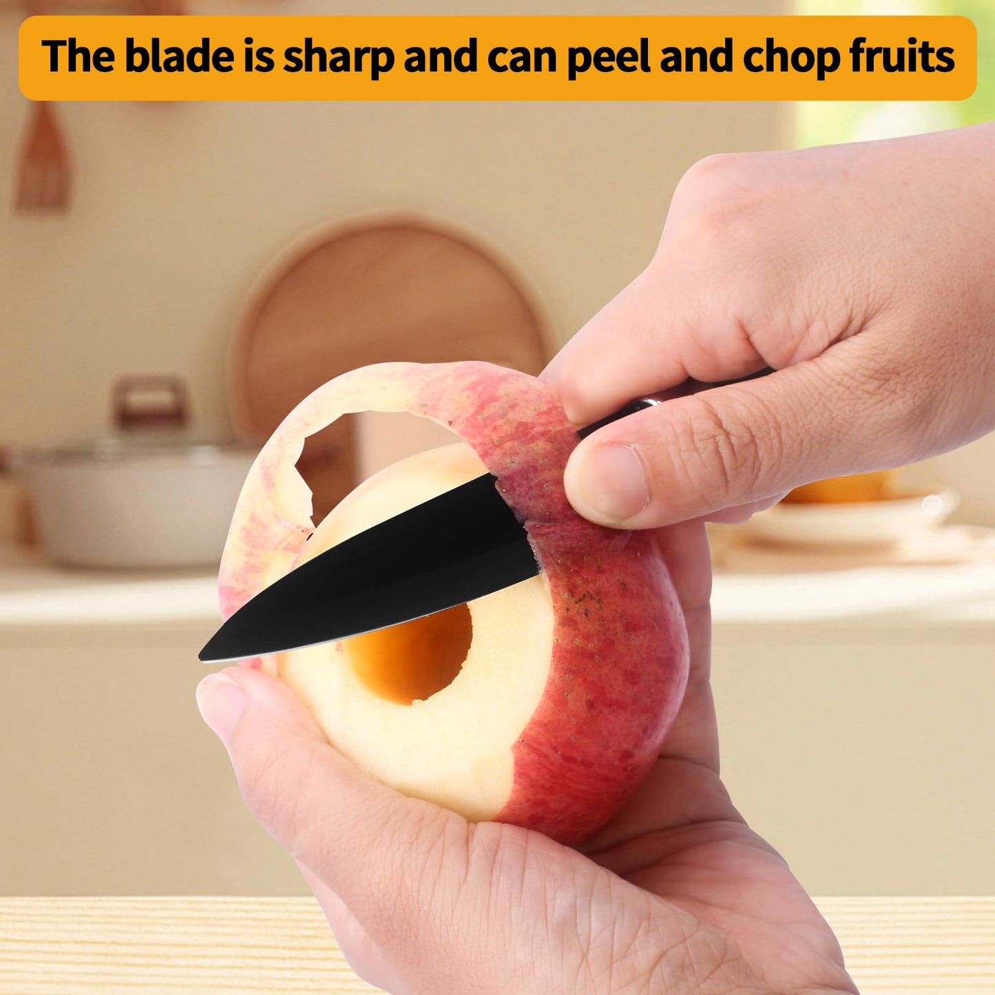 OERPHO Pineapple Corer and Slicer, Stainless Steel Pineapple Cutter and Corer, Upgraded Pineapple Peeler and Apple Corer Tool with Pineapple Core Remover for Corer Tool Kitchen (Black)