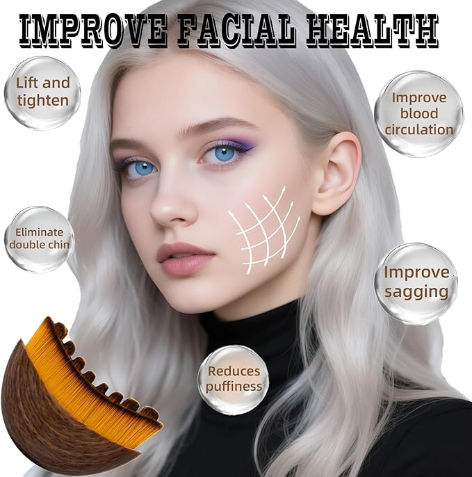New Lymphatic Contour Face Brush,Lymphatic face Brush,Lymphatic Brush,Lymphatic Brush for face,Lymphatic Drainage Massager for Chin & Neck,Designed to Fit The Skin Precisely and Relieve Fatigue(1PCS)
