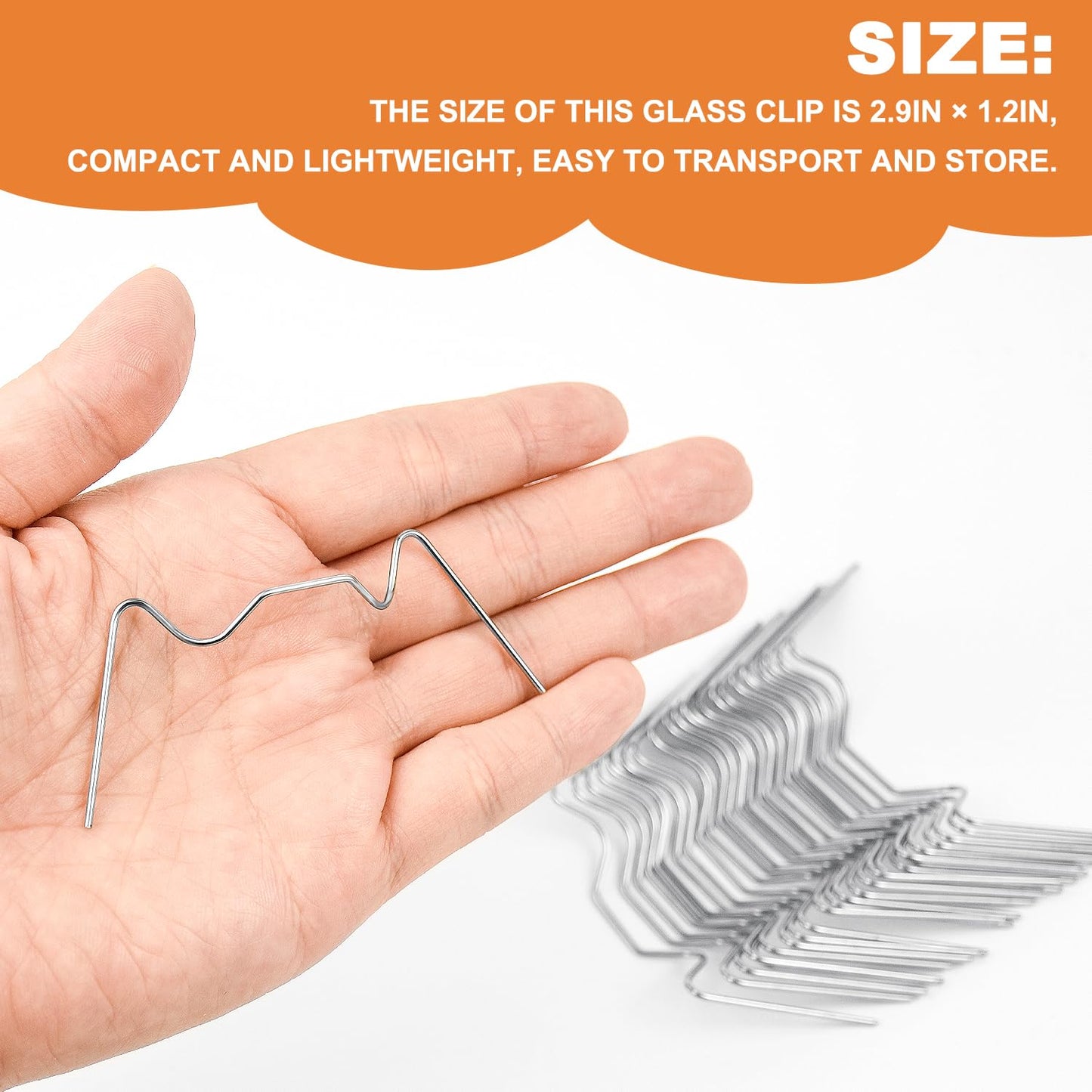 150Pcs Mini Greenhouse Clips for Hanging Stainless Steel Clips Green House Accessory Wire Clamp Clip pack for Harbor Freight Replacement Greenhouse Cover