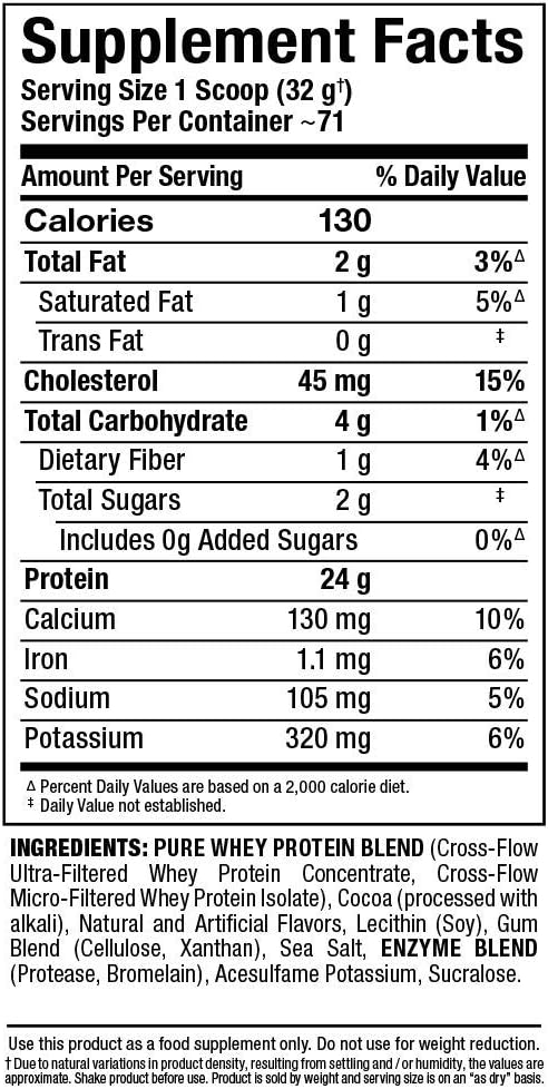 ALLMAX Nutrition Gold ALLWHEY, Chocolate- 5 lb - 24 Grams of Protein Per Scoop - Gluten Free, Low Carb & Low Sugar - Approx. 71 Servings