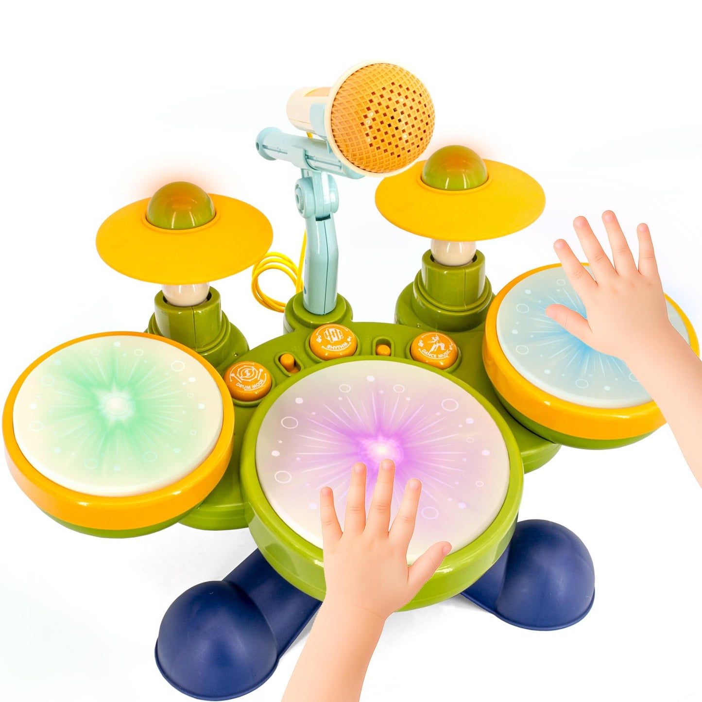 Drum Set for Toddlers 4+, Kids Drum Set Musical Instruments, Toys for 4 5 Year Old Boy Birthday Gifts