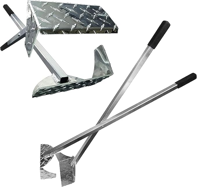 ActiveDogs Dog Pooper Scooper, Heavy Duty Powder Coated Dog Scoop
