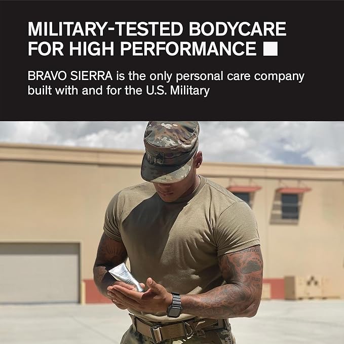 Aluminum-Free Deodorant for Men by Bravo Sierra, 2-Pack - Contains Natural Ingredients – Long Lasting All-Day Odor and Sweat Protection - Sandalwood and Fig, 3.2 oz -Paraben-Free, Vegan & Cruelty-Free
