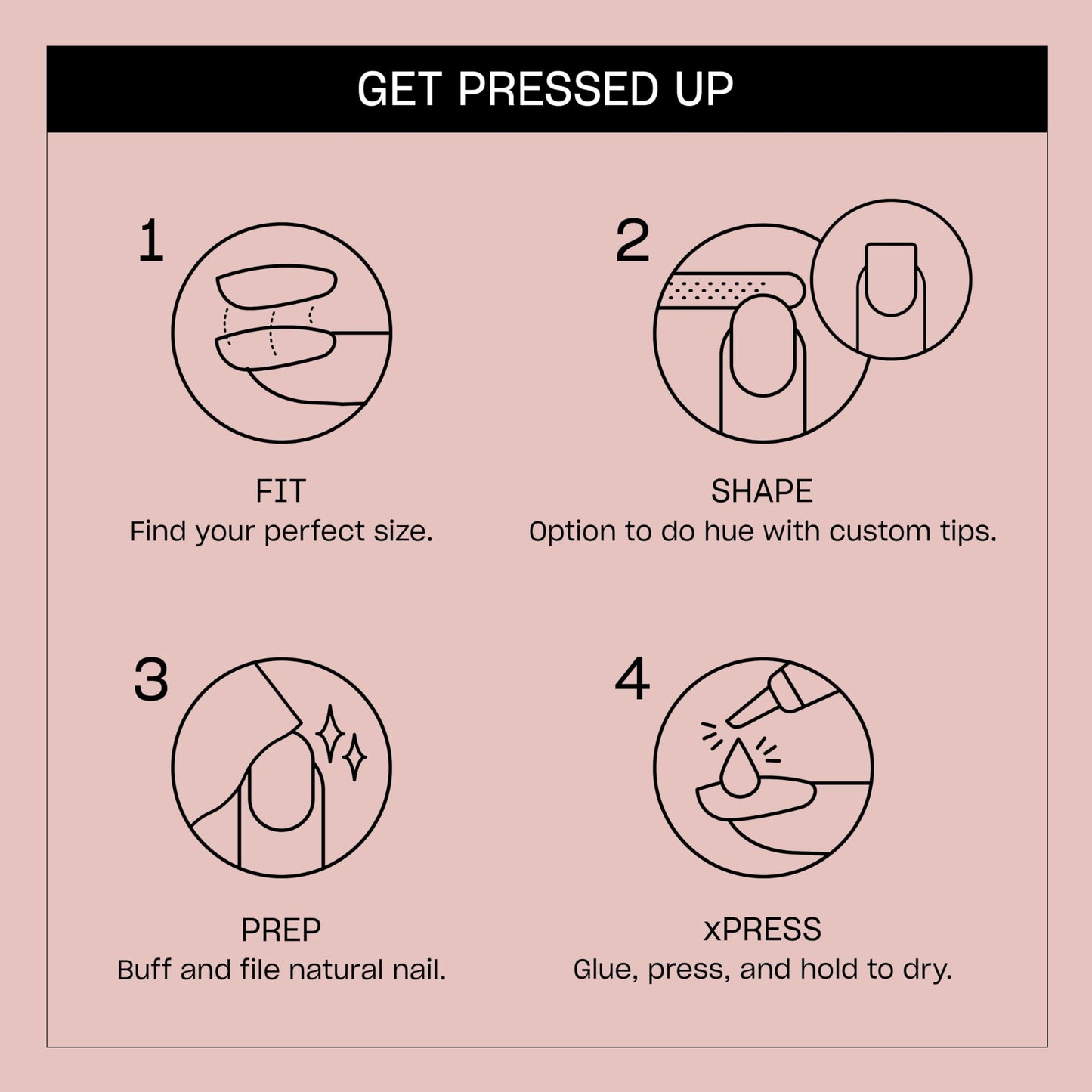 OPI On Point Swirl Next Door | Short Round Black with Abstract Swirls Nail Art Press On Nails | 24 Count with Nail Glue | Long Lasting, Reusable, Non-damaging | Fall 2025 Shades
