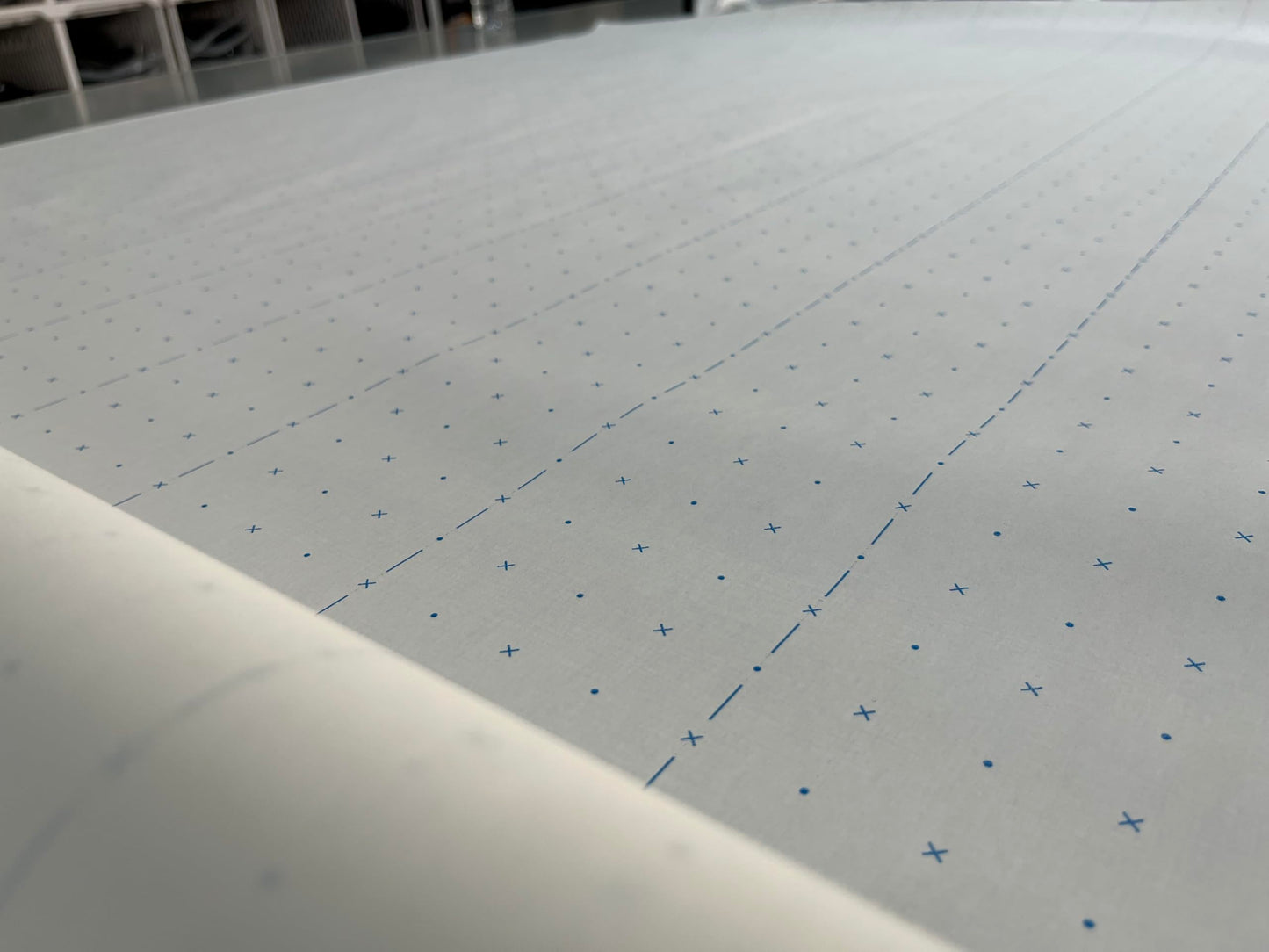 Pattern Paper for Sewing, Tracing Paper for Pattern Drafting, Marking Paper for Dressmaking (Alphanumeric Dotted Paper, 45 Inch x 20 Yard)