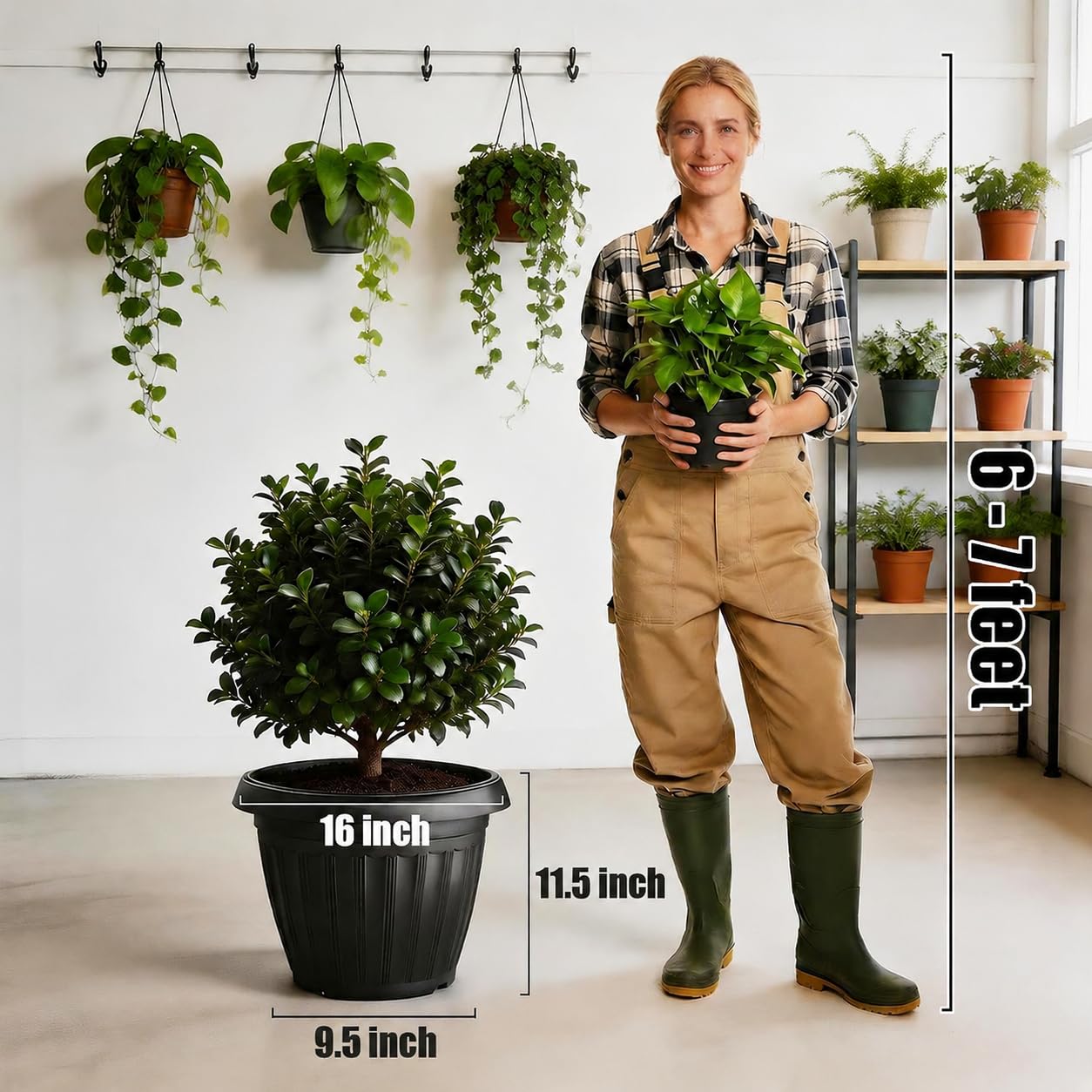 RooTrimmer Plant pots for Outdoor (16 inch)