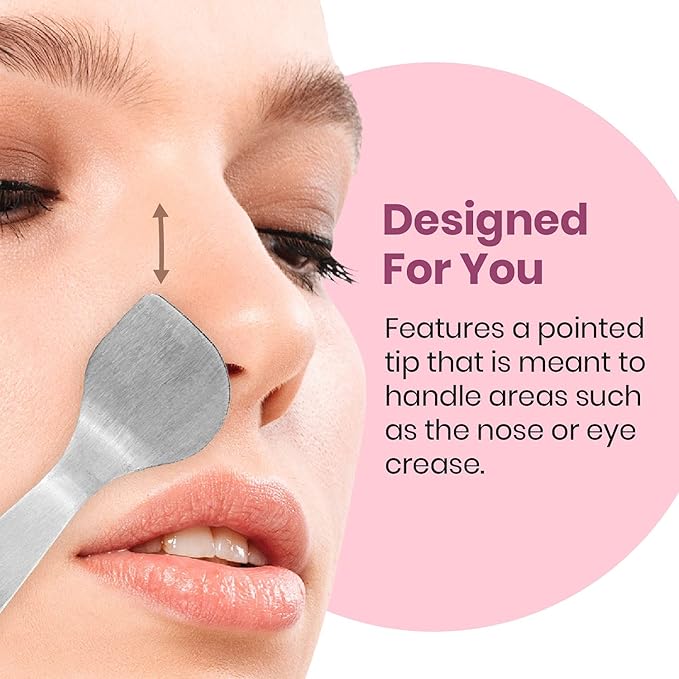 Lindo Beauty Buffer - Microdermabrasion Tool, Diamond Infused, Embedded Silicone Lip Scrubber, For Smooth Skin, Radiant Complexion, Travel Pouch Included
