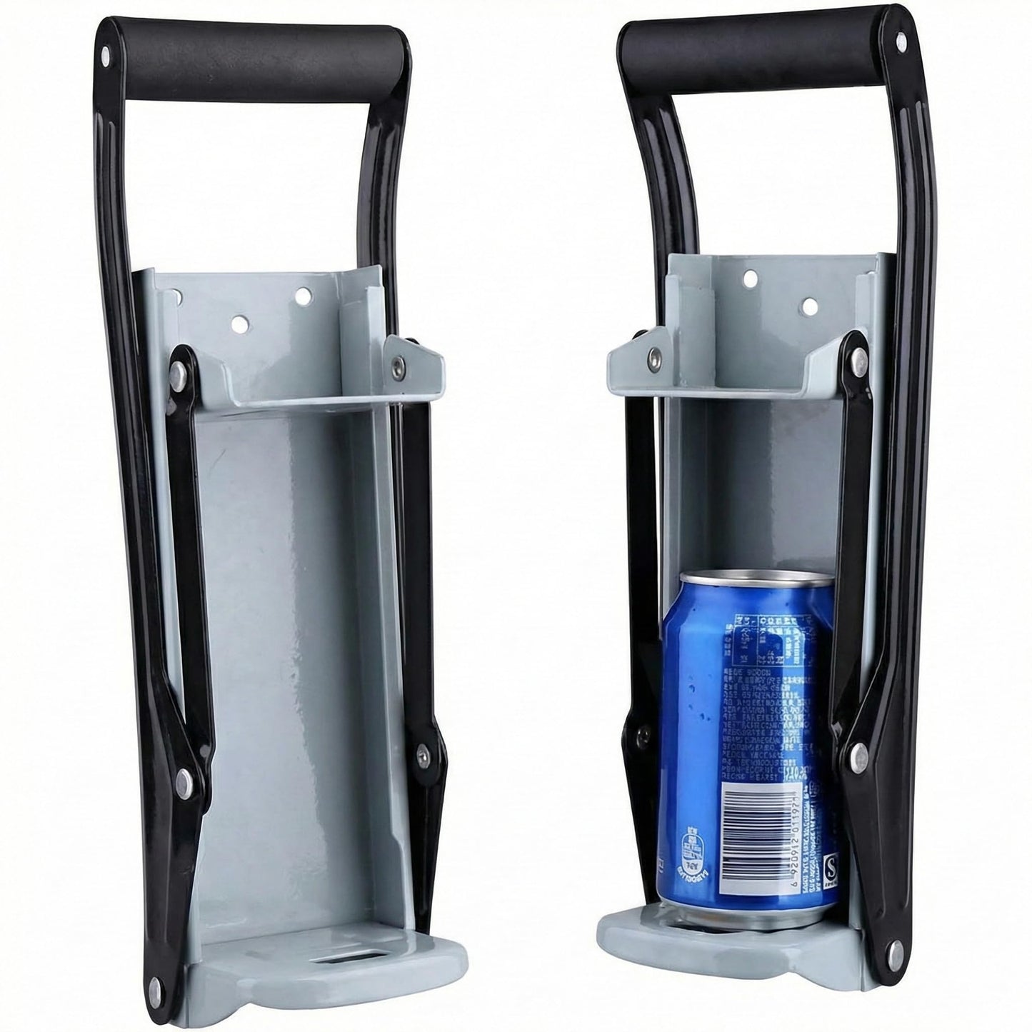 Stanz (TM) 12oz 16oz Wall Mounted Aluminum Can Crusher Beer Soda Cans Smasher Eco-Friendly Recycling Tool with Mounting Screws for Home