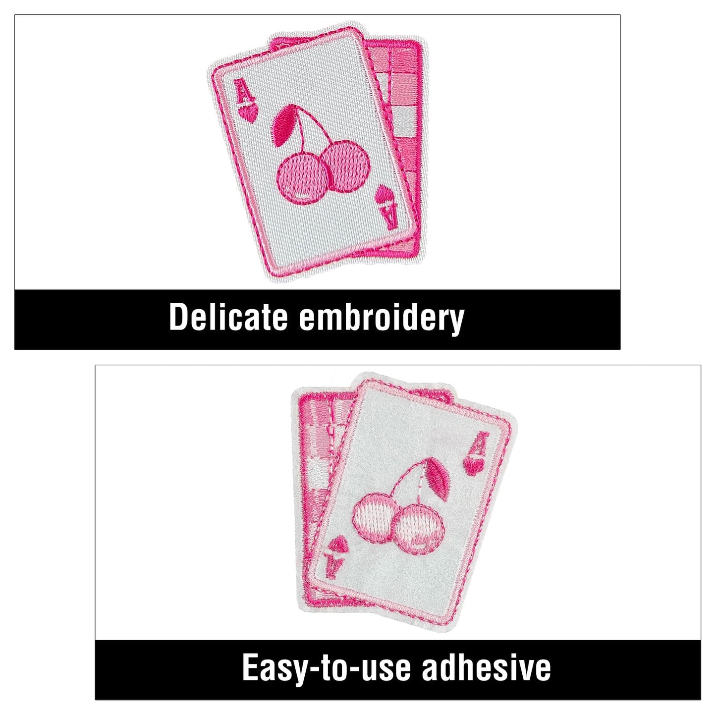 TACVEL 45 Pieces Pink Iron on Patch, Girls Iron on Patches Set, Sew on/Iron on Embroidered Patch Applique for Clothes, Dress, Hat, Jeans, DIY Accessories