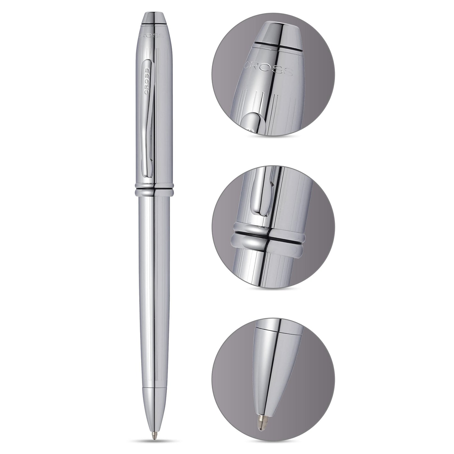Cross Townsend Lustrous Chrome Ballpoint Pen