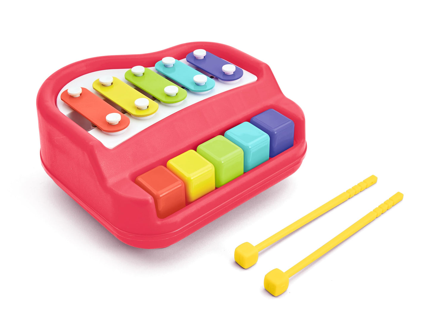Kidoozie Happy Keys Music Maker - Musical Fun for 12 Months + Toddlers - 2-in-1 Piano & Xylophone!