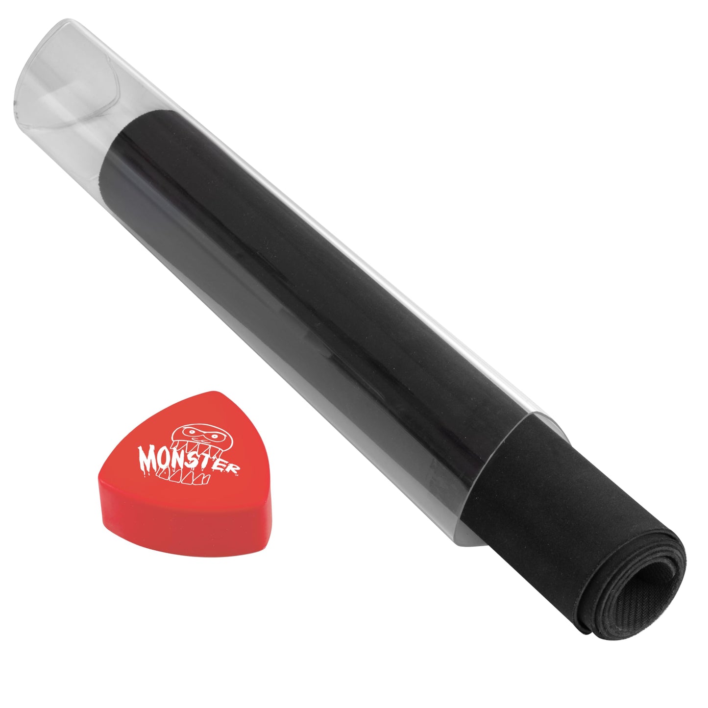 The Original Monster Prism Playmat Tube (Red) -TCG Game Mat Storage Compatible with MTG: Magic the Gathering & Other RPG Games- Easy in and Out Case Design, Holder Won't Roll Off Surfaces