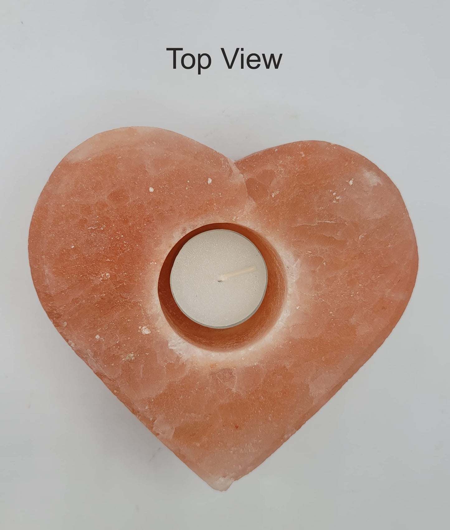 Himalayan Rock Heart Shaped Natural Candle Holder, Unique Gift Idea by Natureboost