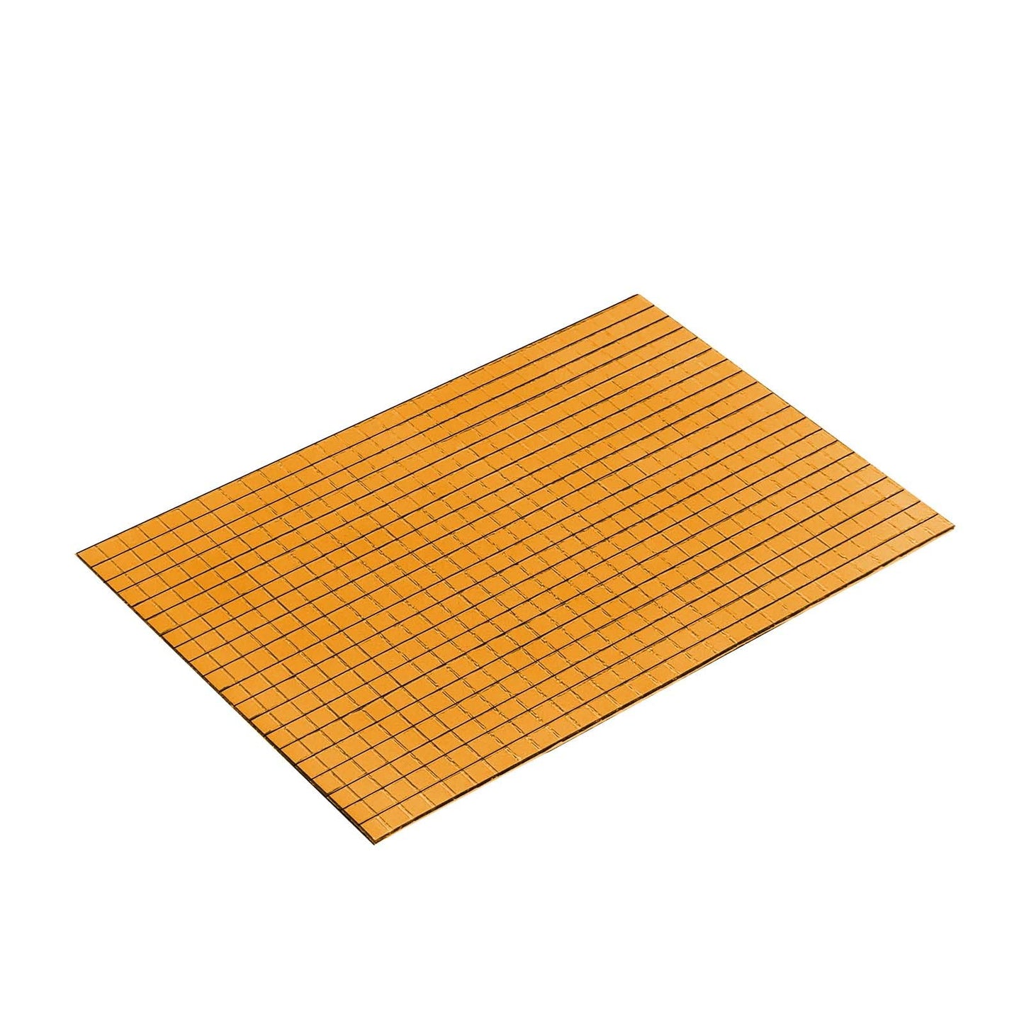 12000pcs Self-Adhesive Mirror Mosaic Tiles Mirror Tiling Xmas DIY Decoration 5x5mm (Orange)