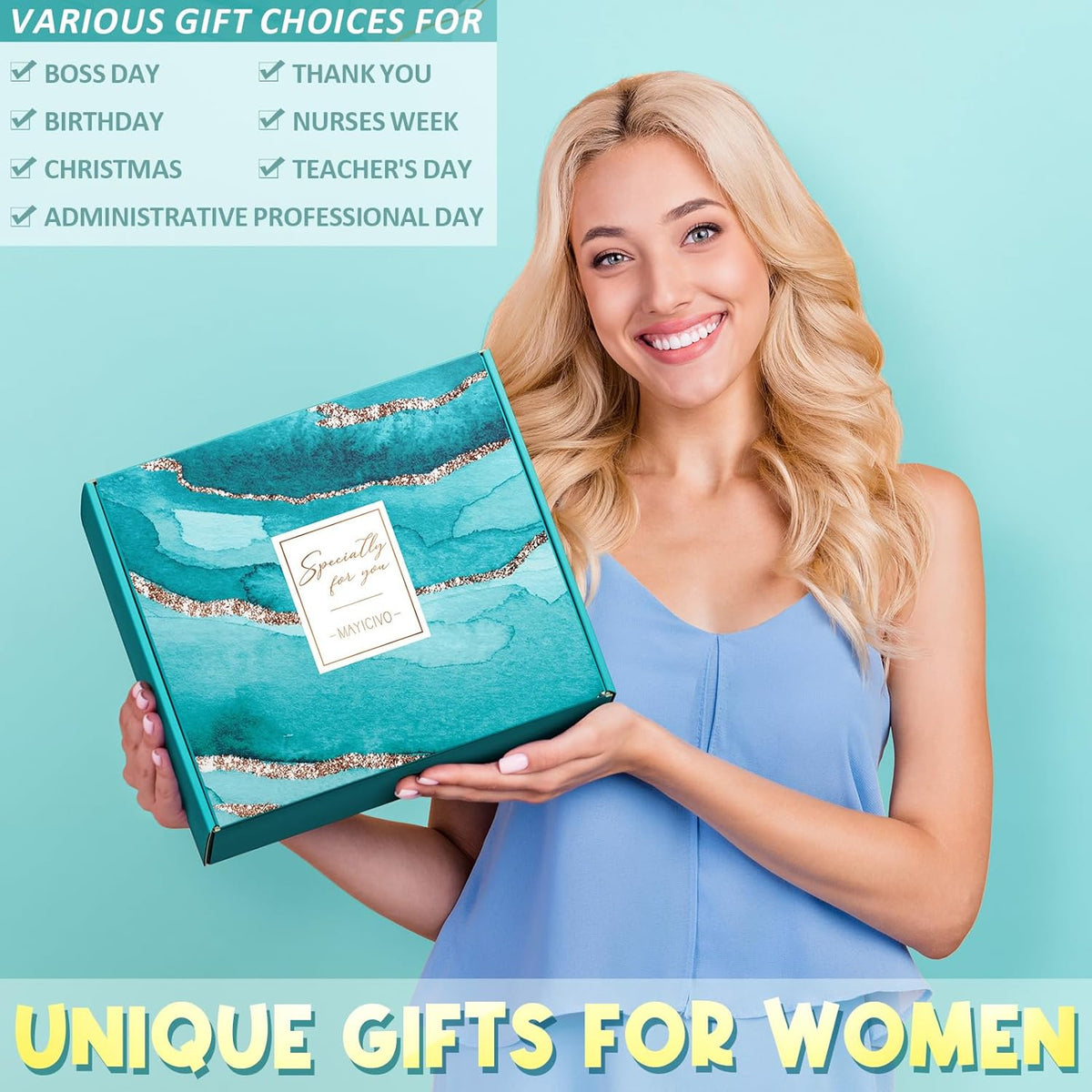 Christmas Coworker Gifts for Women Thank You Chaos Coordinator Gifts for Coworker Manager Office Nurse Teacher Employee Appreciation Gift, Birthday Bosses Day Gift for her Boss Lady w/Canvas Tote Bag
