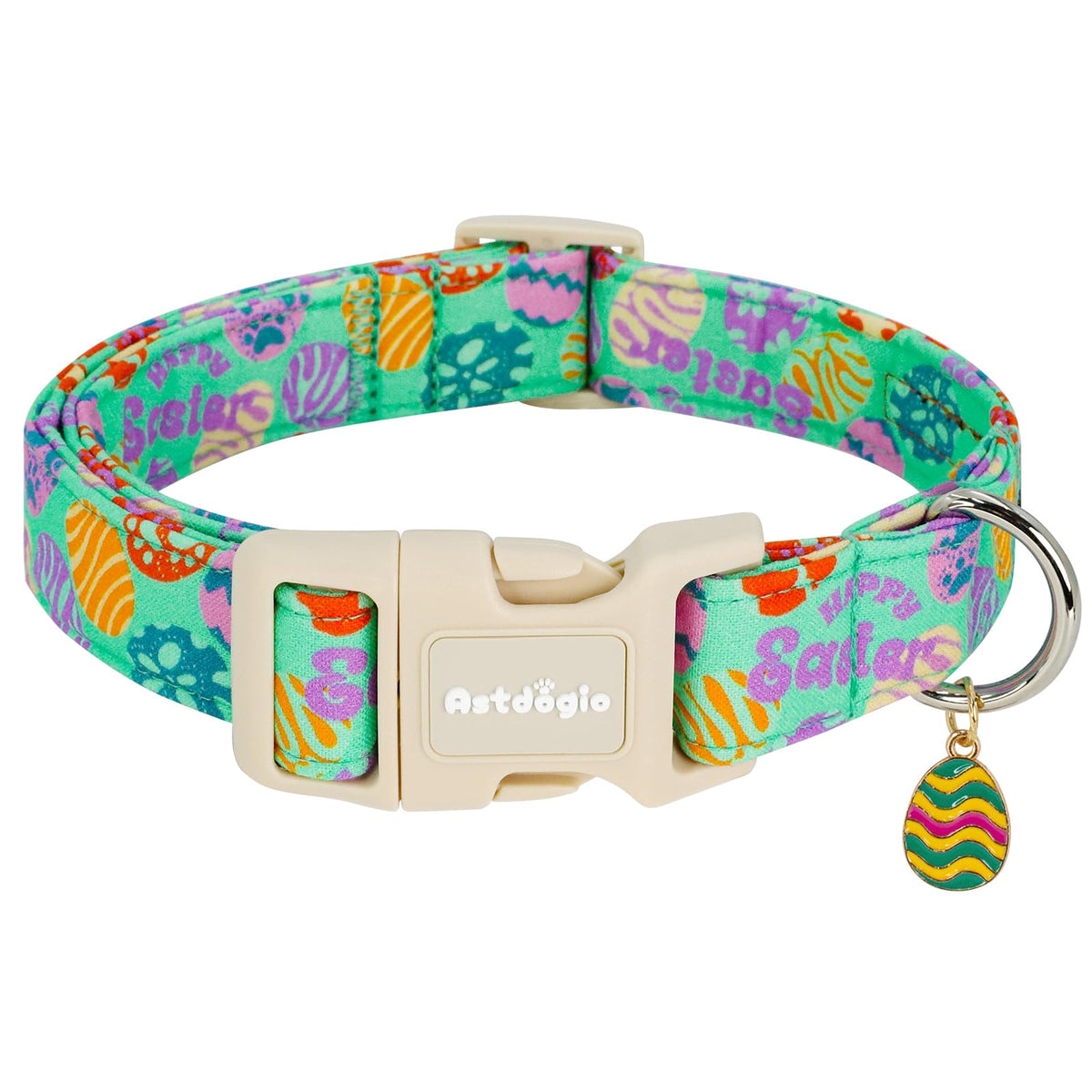 Astdogio Fall Dog Collar – Halloween & Thanksgiving Dog Collars for Medium Dogs – Soft & Comfortable Autumn Puppy Collar with Quick Release Buckle, Medium Dog Collars for Girl Boy Dogs-M