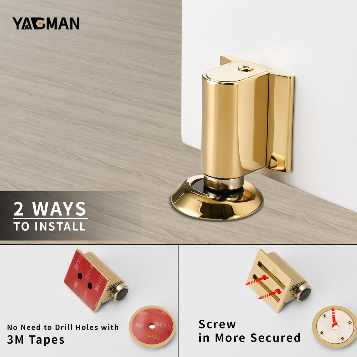 Magnetic Door Stopper Floor Mount
