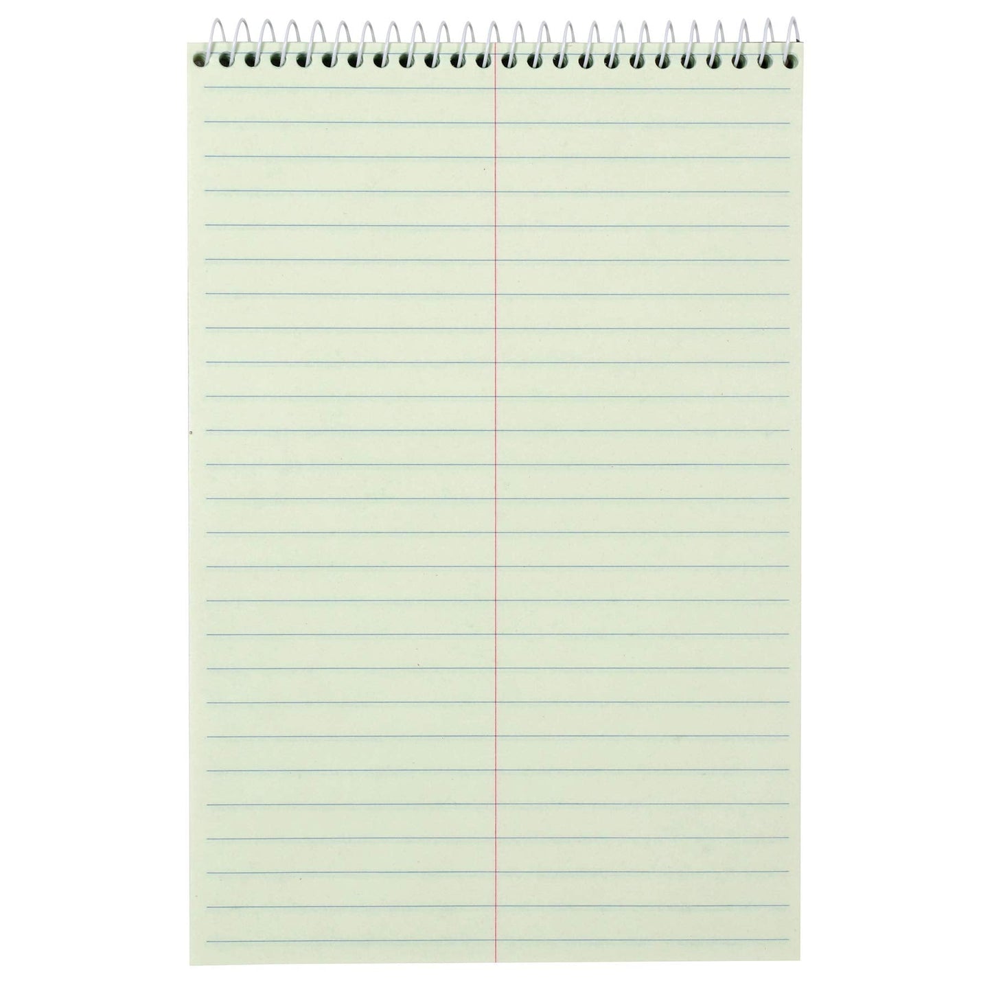 Amazon Basics Steno Notebooks, Gregg Rule, Green Paper for Notes, 80 Sheets, 6" x 9", 12-Pack
