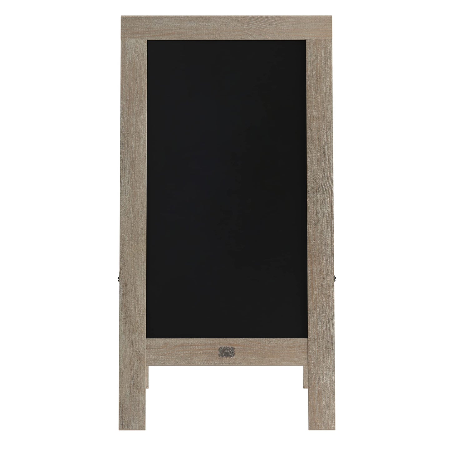 A Frame Chalkboard by HBCY Creations: 40x20 Solid Wood A-Frame Sign Light Wash Double-Sided Magnetic Board, Chalkboard Menu Board, for Restaurants, Cafés, Weddings - Heavy Duty Hinges
