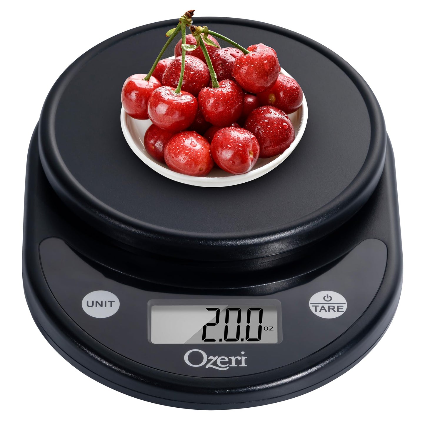 Ozeri® Pronto® Digital Multifunction Kitchen and Food Scale with Variable Graduation Technology®, All Black