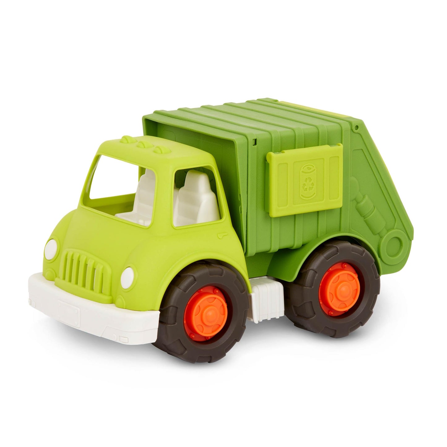 Battat – Wonder Wheels – Recycling Truck – 3 Compartments for Waste Management – Vehicle for Toddlers – Recyclable – 1 Year +