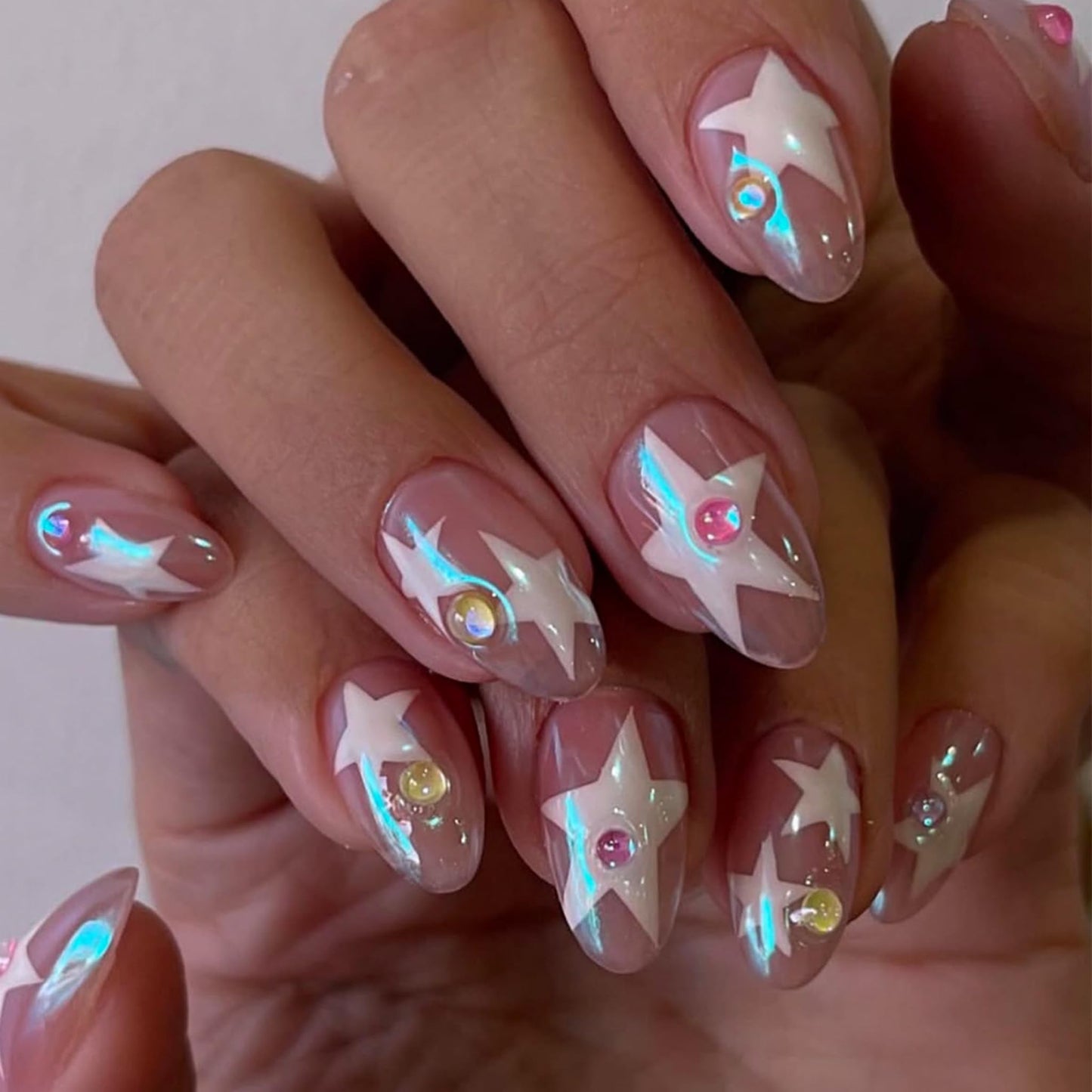 SEENEEY Press On Nails FT036, Nails 014