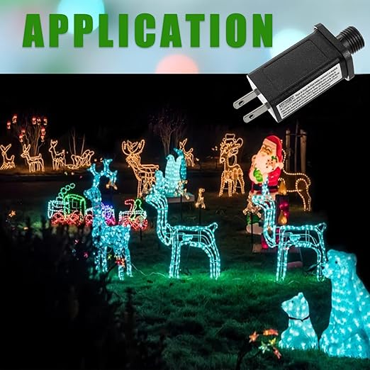 SIGANDG 30V 3.6W LED Transformer Replacement Class 2 Power Supply for Christmas String Light Inflatable Decorations LED Controller IP44 Waterproof Low Voltage