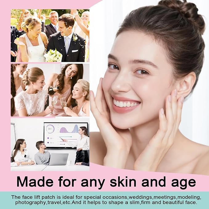Face Lift Tapes – 60 Pcs Instant Neck Lift Patches,Neck Tape lifting Invisible,Face Lift Tape Invisible,(Mix Box)