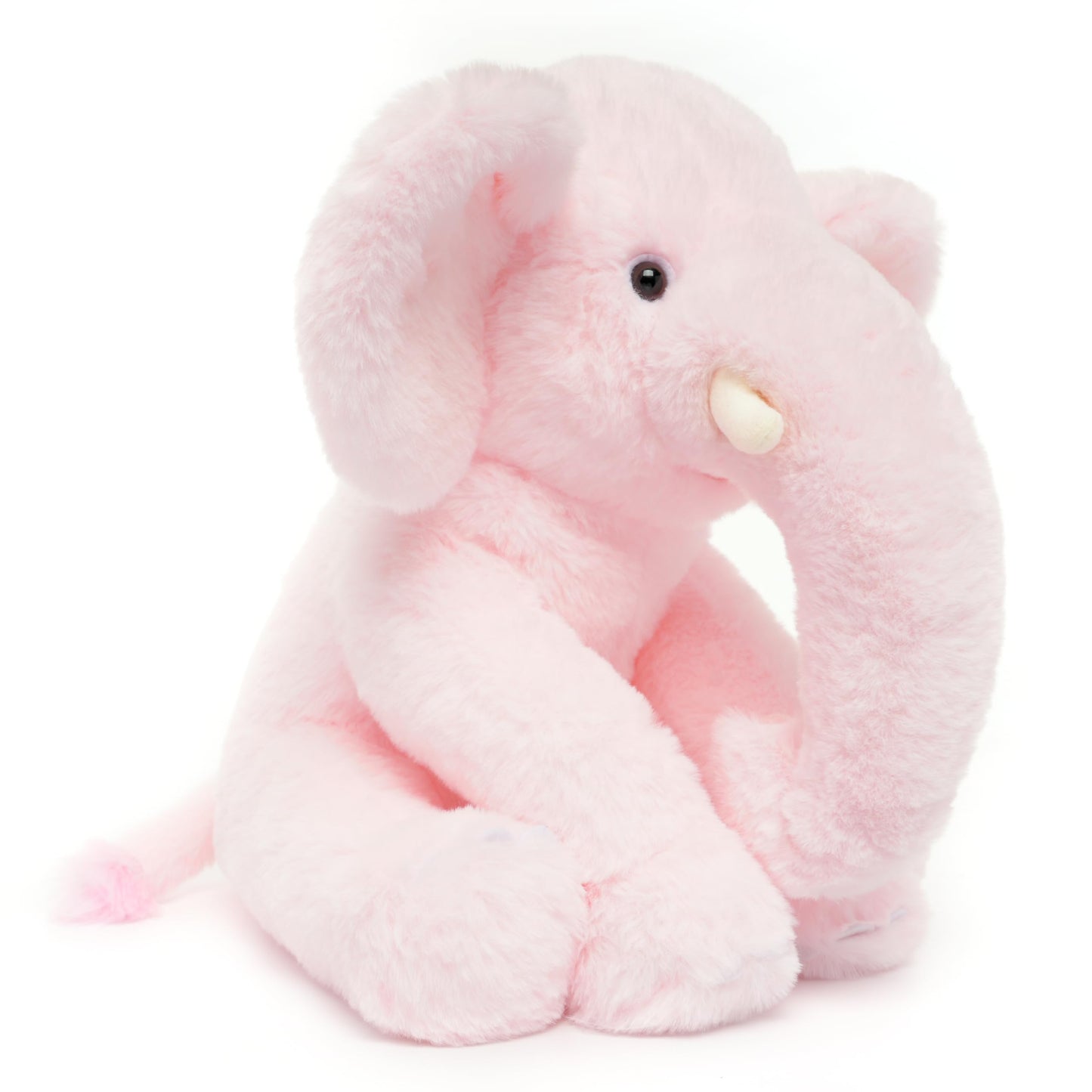 WEIGEDU Elephant Stuffed Animals Gray Pink Blue