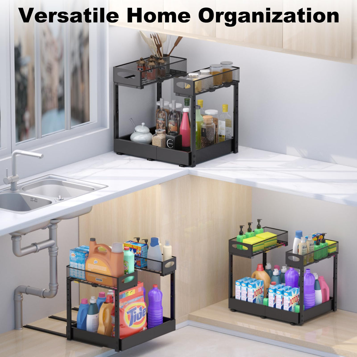 Pull Out Under Sink Organizer