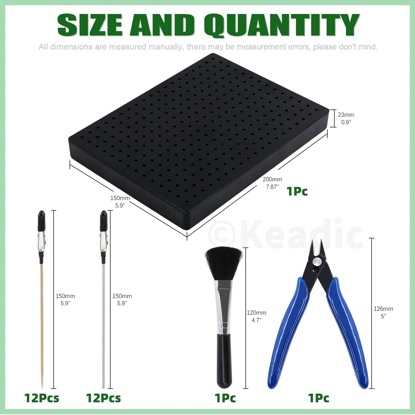 Keadic 37Pcs Model Tool Paint Kit Includes Professional Model Basic Tools, Painting Stand Base Holder and Alligator Clip Sticks Modeling Tools for Airbrush Hobby Model Building Parts Assemble